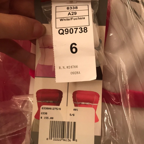 Alfred Angelo 2pc Bridesmaid Cocktail Skirt Top Pink White Wedding Prom Pinup - Picture 5 of 5